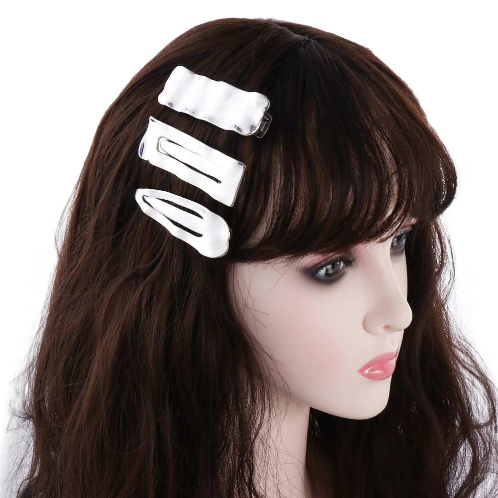 Headwear Bump Irregular Side Bangs Hair Clips Punk Hair Clips Fix Fringe Barrette Metal Hair Pins