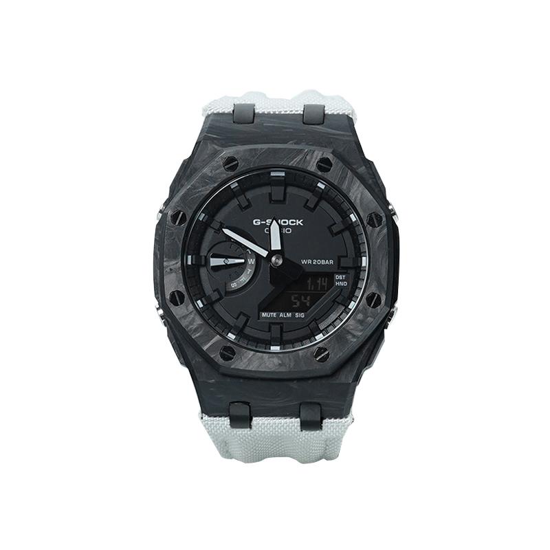 Casio Кастомизированные часы модифицированная серия дикая природа скрытность водонепроницаемые светящиеся Кварцевые мужские и женские одинаковый стиль черный циферблат GA-2100SKE-7A