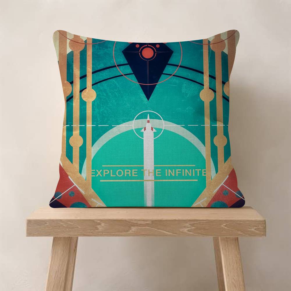 No Man S Sky Space Game Pillow Cover For Bedroom Room And Living Room Sofa Decorative Cushion Cover