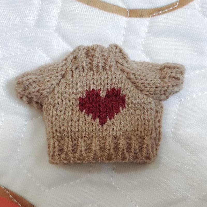 Аксессуары для одежды для куклы Лабубу: Свитер, кардиган и шарф (Кукла в комплект не входит.) - В наличии