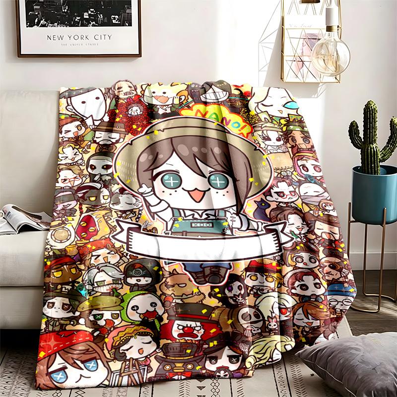 Identity V Theme Blanket Suitable For The Sofa Camping And Travel Made Of Soft Flannel Material An Ideal Gift For Occasions Such As Birthday
