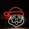 Choujing Светодиодная Неоновая Акриловая Рождественская Лампа Санта-Клаус