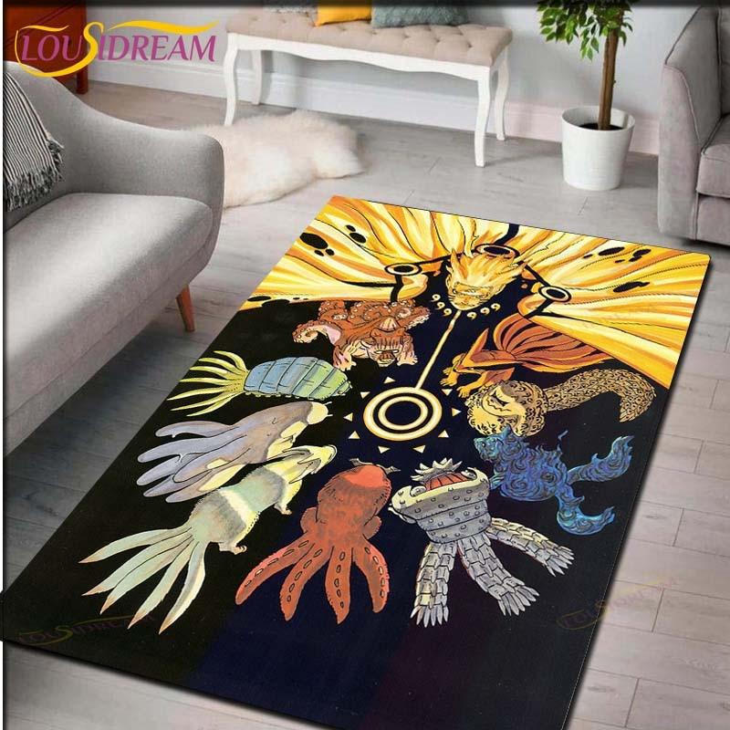 Наруто Аниме Ковер Гостиная Спальня Прикроватный Коврик Японский Кабинет Компьютерный Стул Домашняя Мода Напольный Коврик Коврик