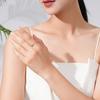 Tancise Classic 925 Sterling Silver  Zircon Ring Ladies Jewelry Wedding Promise Party Gift