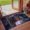 Crystal Velvet Rug Custom Name Text, Soft Non Slip Floor Mat Home DecorArcane