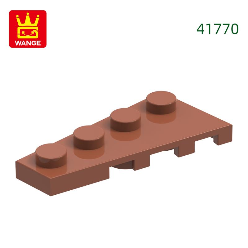 Нетоксичные 119 шт./лот 41770 2x4 Левые Клиновидные Строительные Блоки Moc Совместимые с Кирпичиками DIY Детские Игрушки Конструктор Подарочная Коробка