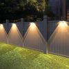 Solar Garden Wall Light Washer Lights, Outdoor Light, Waterproof LED Lamp Warm White with Color Changing RGB, Landscape Wash for Patio Fence
