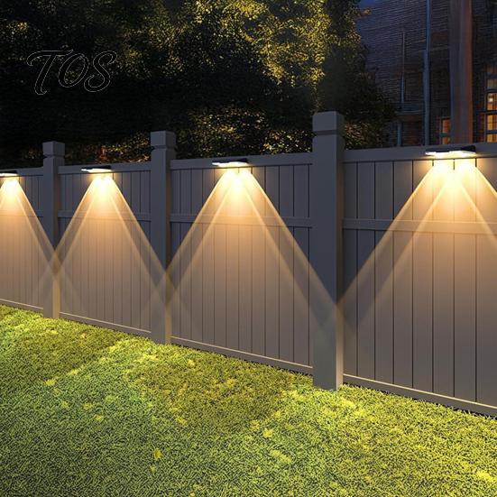 Solar Garden Wall Light Washer Lights, Outdoor Light, Waterproof LED Lamp Warm White with Color Changing RGB, Landscape Wash for Patio Fence