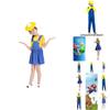 Super Mario Costume For Children And Adults Cosplay Outfit For Halloween And Parties