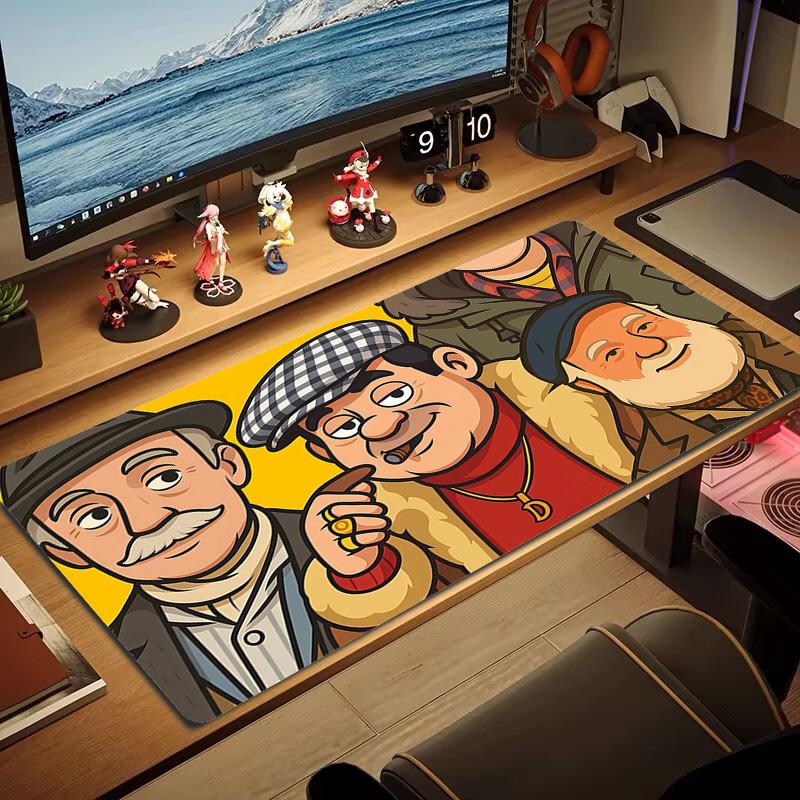 Only Fools and Horses Print Cushion Non-slip Laptop Tablet Big Mousepad XXL Mat Mini PC Playmat With Lock edge