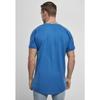 T-shirt - Urban Classics - Long Shaped Turnup Tee - Bleu - 100% Coton - Coupe Loose