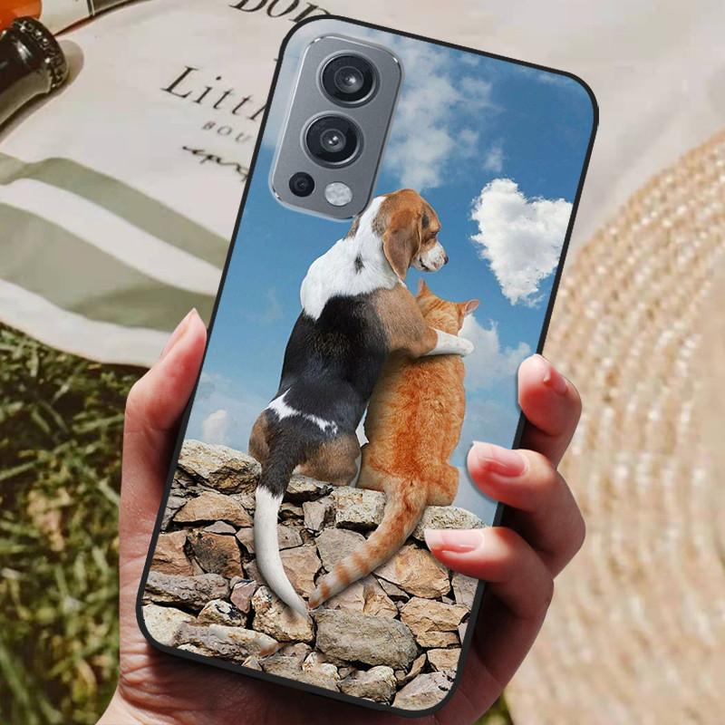 Для OnePlus Nord 2 5G Чехол Силиконовая Задняя Крышка Чехол для Телефона Для OnePlus Nord2 5G Чехлы для One Plus Nord 2 5G Мягкий Бампер Funda