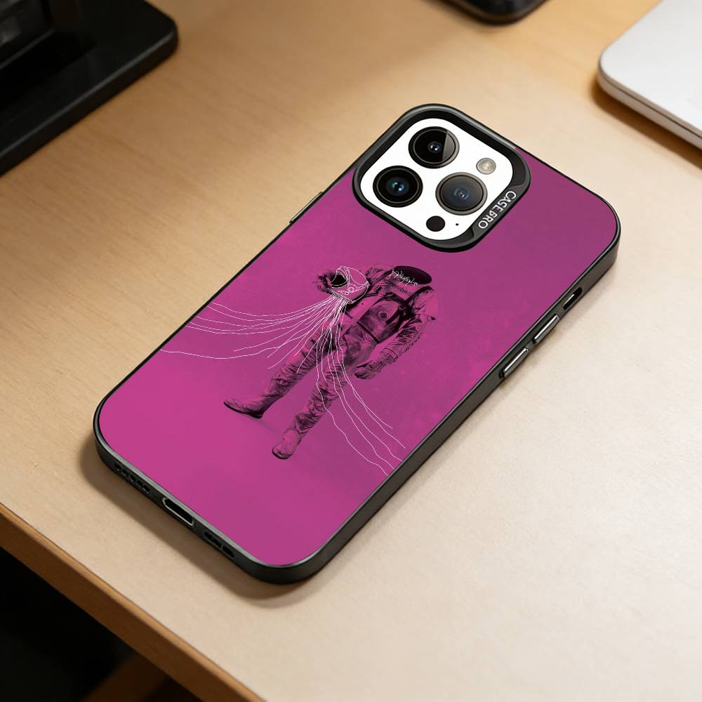 KK-Kasabian Phone Case For iPhone 17,16,15,14,13,12,11 Plus,Pro Max,XS,Colorful Silver Black Cover