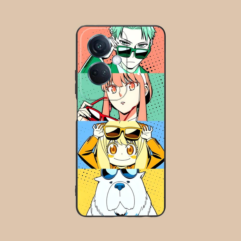Чехол для мобильного телефона Anime Spy Family для OPPO Reno 14 13 12 11 10 9 8 7 6 5 F T Pro 5G Цветной печатный чехол Роскошный чехол Красивый