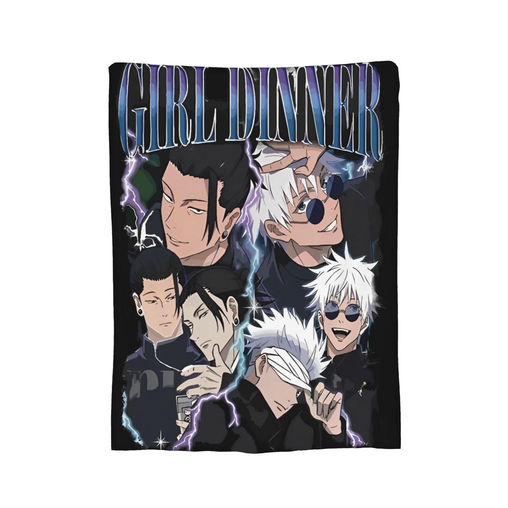 Yuji Itadori From Jujutsu Kaisen Anime Plush Blankets Awesome Throw Blanket for Home 125*100cm Bedspreads,