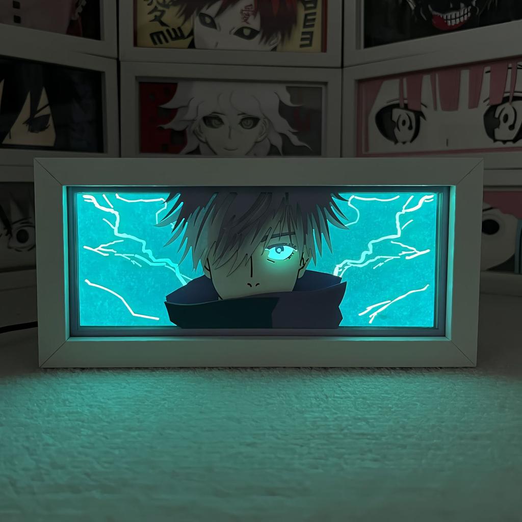 Attack Titan MDF Wood Frame LED Night Light Anime Paper Cut Lightbox for Bedroom Decoration Drop Shipping 5V Input Voltage