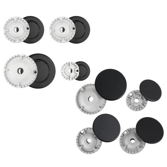 8Pcs Gas Stove Burner Cover Easy Installation High Temp Resistant Electric Stove Cover for Samsung for LG for MATAG Stovetop