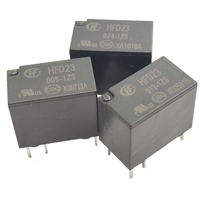 HFD23 Signal Relay 6 Pins: 1 Normally Open, 1 Normally Closed, 1A
