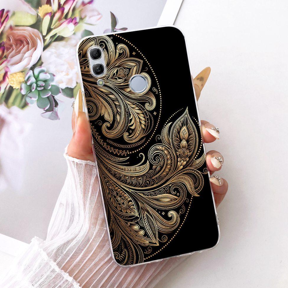 For Honor 10 Lite Case Transparent Cute Cat Fashion Butterfly Funny Painted Casing For Honor 10Lite HRY-LX1 HRY-LX2 Cover