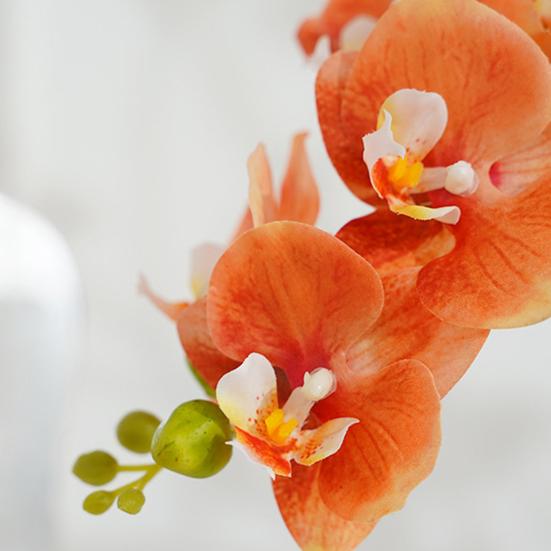 Красивый искусственный фаленопсис, не выцветающий, сделай сам, свежий, украшающий искусственный цветок орхидеи, домашний декор