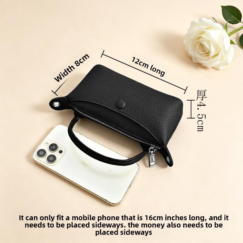 Simple mini handbag women's removable shoulder strap daily messenger bag solid color messenger bag