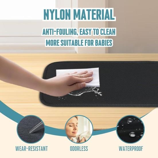 Детский поднос для коляски Wonderfold W1/W2/W4 с 2 подстаканниками, множеством сетчатых карманов, большой вместимостью, пристегивающимся креплением, детский органайзер для автомобиля, перекус в коляске