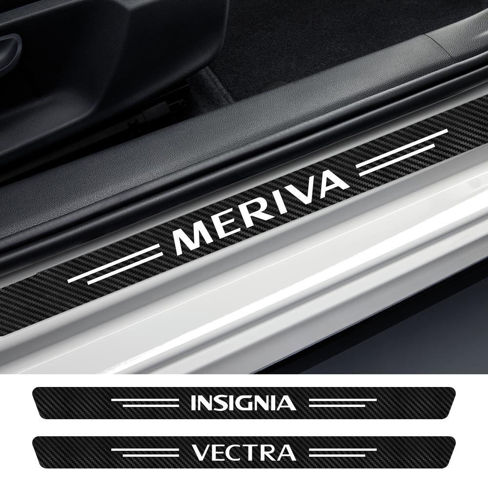 Автомобильные наклейки Наклейки на пороги Автоаксессуары Для Opel Vauxhall Zafira Mokka Astra Corsa Insignia Vectra Grandland Meriva