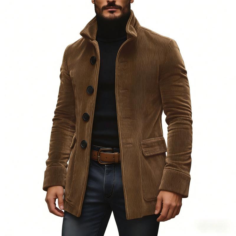 Модный однобортный пиджак для мужчин 2025 года - Многоцветный, Разные размеры