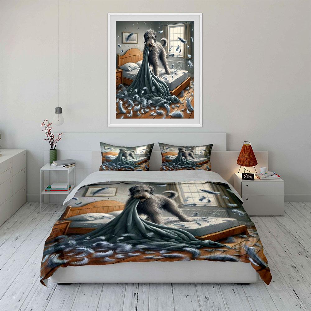 "Feathery chaos unleashed." Bedding sets Duvet covers Pillowcases(1* Duvet Cover 2* Pillowcases without duvet insert)
