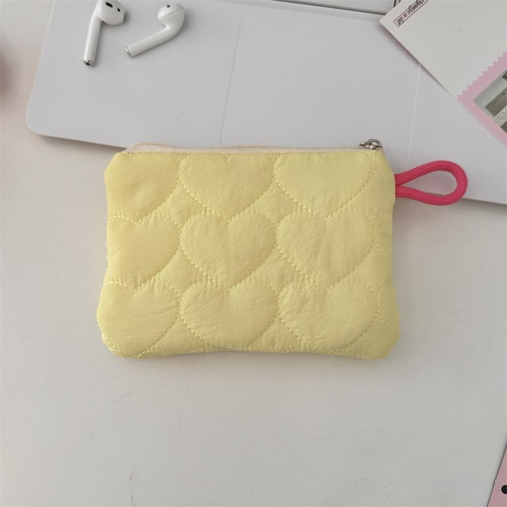 Candy Color Mini Clutch Bags Quilted Female Handbags Portable Storage Bag