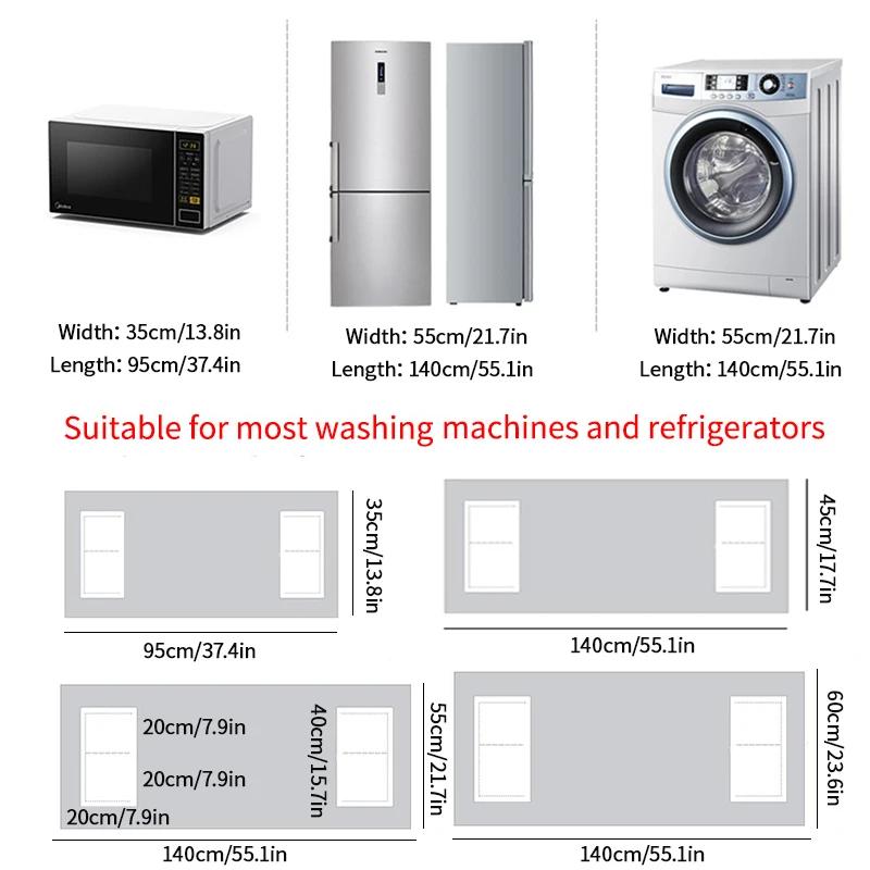 Листья Узоры Пылезащитный Чехол Стиральная Машина Пылезащитный Коврик Карманный Дизайн Красивый Холодильник Защитная Подкладка Бытовые Товары Для Дома