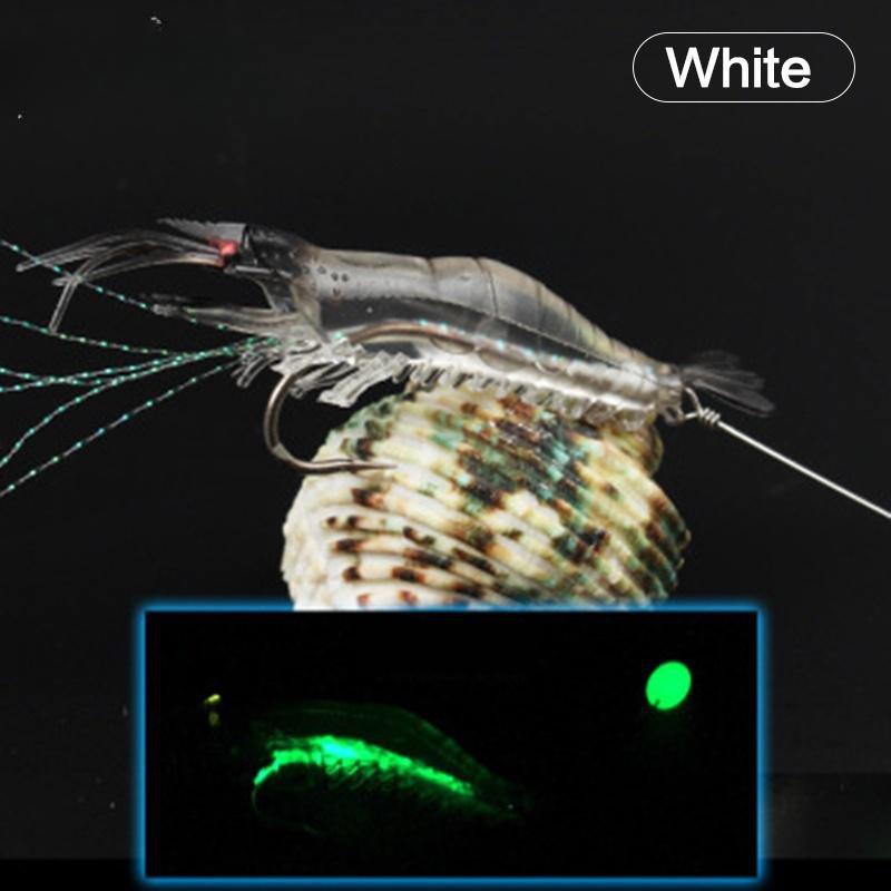 Приманка для креветок с крючками, светящиеся мягкие рыболовные приманки, приманка для креветок, силиконовая приманка, приманки, рыболовный инструмент FlySand
