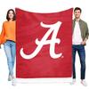 Флисовое одеяло Alabama Crimson Tide Мягкий теплый плед для дома или офиса Уютный подарок для поклонников студенческого спорта Идеально для любого сезона