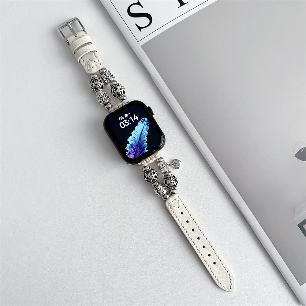 Slim Leather Strap For Apple Watch Band 44mm 40mm 41mm 49mm 42 45 Mm Wrist Women Bracelet iWatch Serie 9 8 7 6 5 4 3 SE Ultra 2