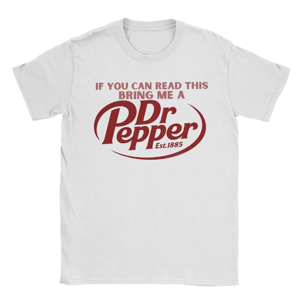 Винтажная футболка Dr Pepper Буква Основана в 1885 Хлопковые футболки Новая футболка для мужчин Летние Y2K Повседневные топы с коротким рукавом