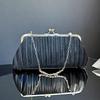 Elegant Women's Pleated Crossbody Clutch for Evening Events