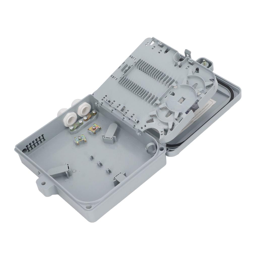 Оптическая распределительная коробка 12 портов Водонепроницаемая волоконно-оптическая коробка-сплиттер для SC FC PLC