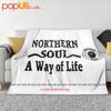 Northern Soul Стиль жизни Ультрамягкое одеяло Стеганое одеяло Зимнее покрывало для дивана Покрывала для кровати