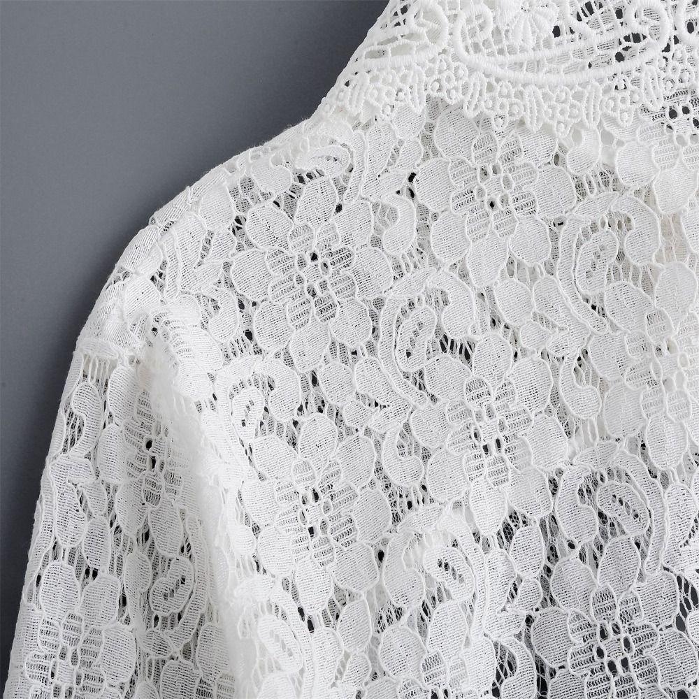 Chiffon False Collar Lace Loose Top Coat Cute Clothes Accessories Girl