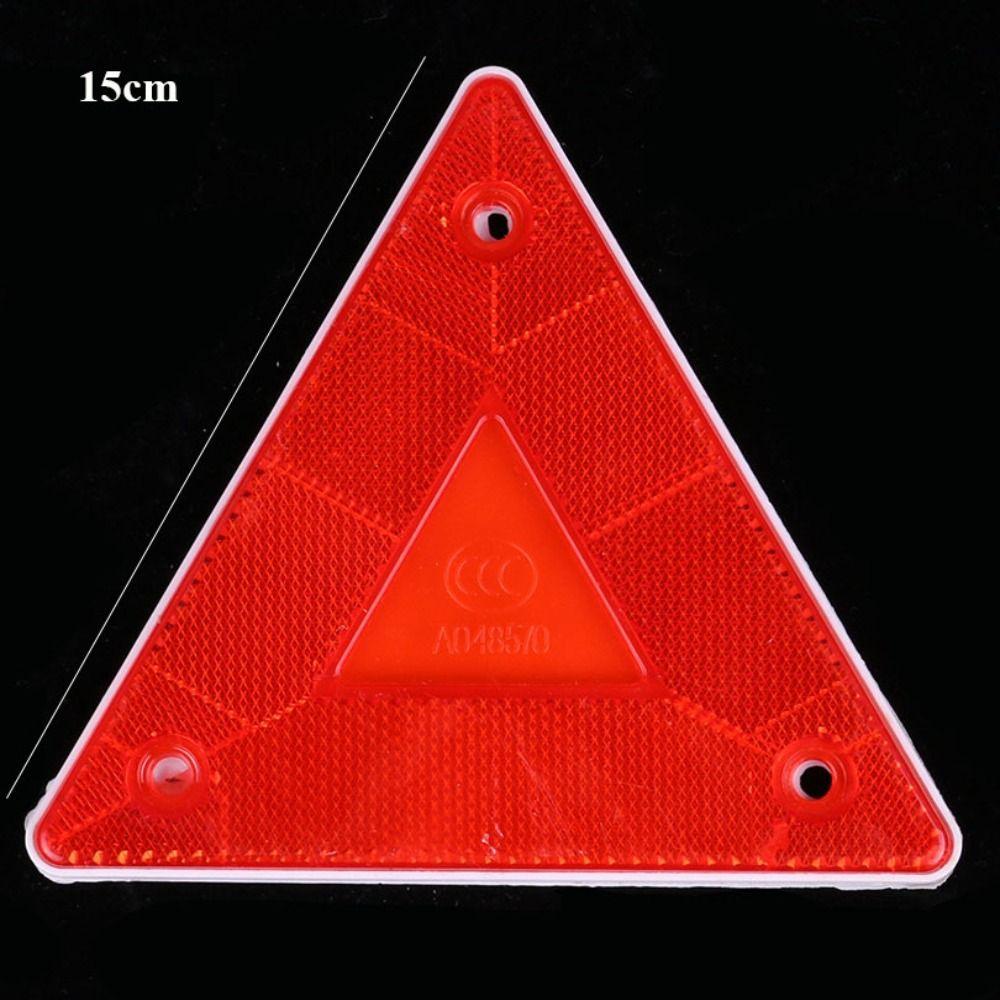 Светоотражающая рамка для знака, 15 см, предупреждающая полоса для заднего фонаря, светоотражающая наклейка для безопасности на открытом воздухе