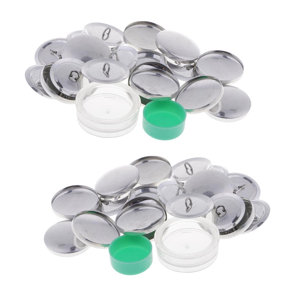 20 комплектов машинных кнопок, тканевая основа, полуфабрикаты для рукоделия, 30 мм