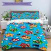 3pcs Mario Bedding Set Duvet Cover Closure Includes 1 Duvet Cover & 2 Pillowcases, Soft and Comfortable for All Seasons.