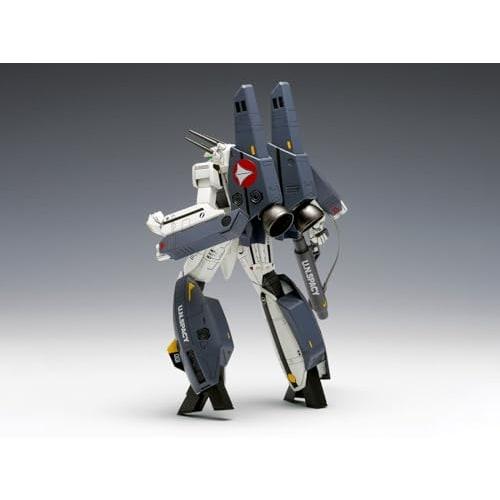 Wave Super Dimension Fortress Macross VF-1S/A Super Valkyrie Battroid 1/100 Scale Plastic Model Kit, Approximately 16cm Tall, MC-068