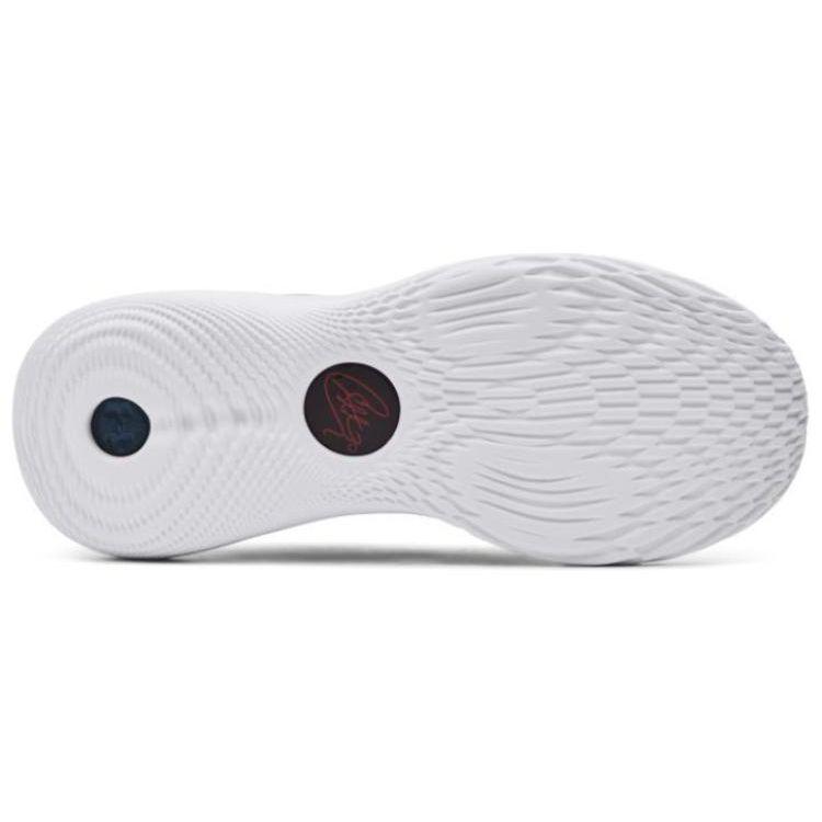 Under Armour Curry 11 Round Toe Lace-Up Non-Slip Wear-Resistant Low-Top Basketball Shoes Unisex Sneaker Yellow Blue 3026617