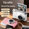 Retro Student HD Flip Screen Mirrorless Camera for Travel & Self-Timer