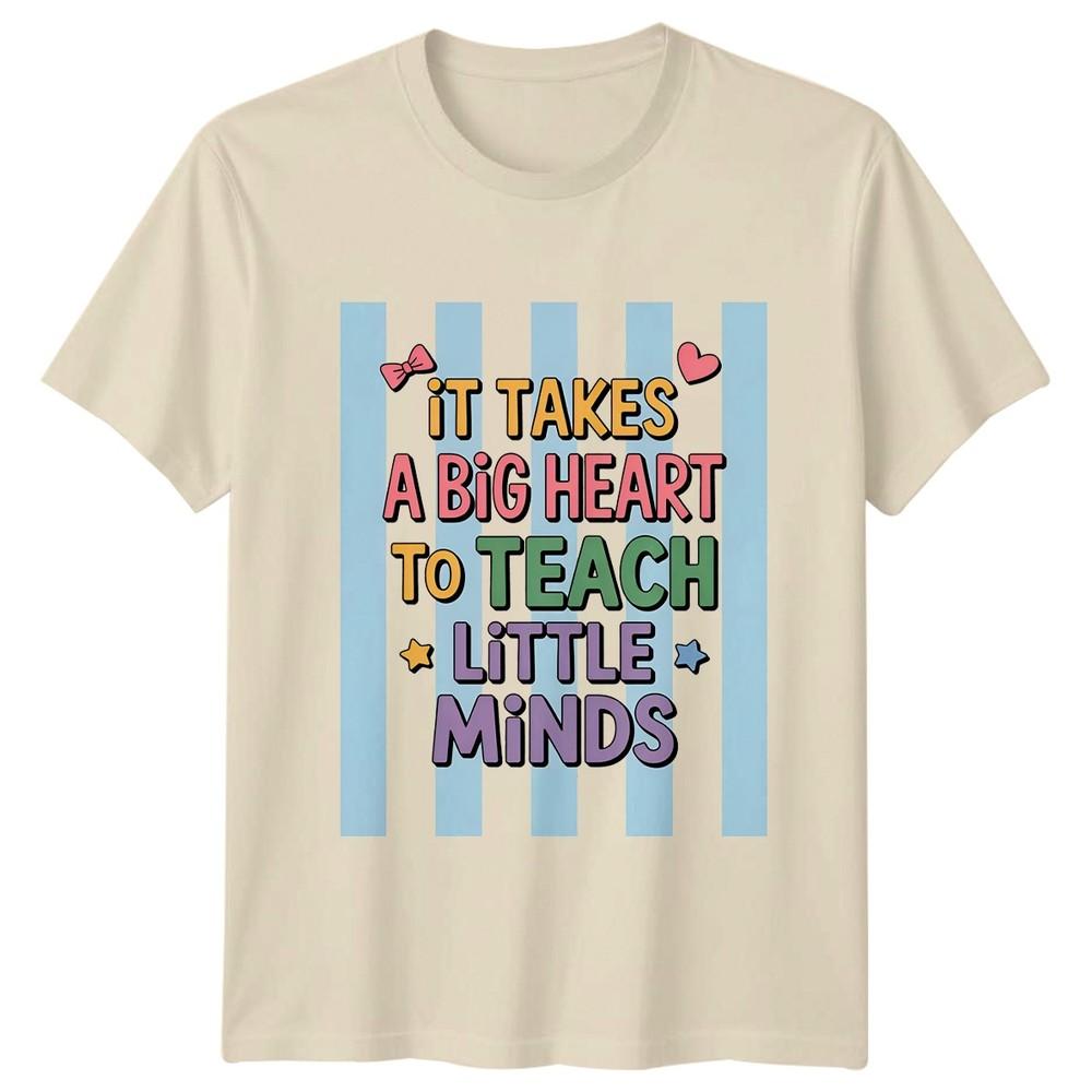 It Takes A Big Heart Unisexs TShirt Preschool Teacher Appreciation Gift For Her