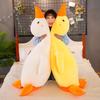 Sand Sculpture Duck Throw Pillow Cute Little Yellow Duck Doll Plush Toy Duck Soothing Pillow Girl Doll