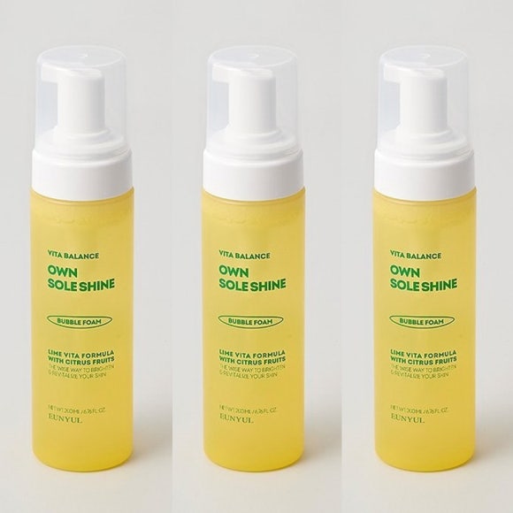 Eunyul Vita Balance Own Sol Shine Bubble Foam Cleanser 200 мл (3 варианта)