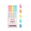 5/25pcs/set Double Headed Highlighter Pen Set Art Marker Student Stationery Fluorescent Pen Fluorescent Drawing Markers