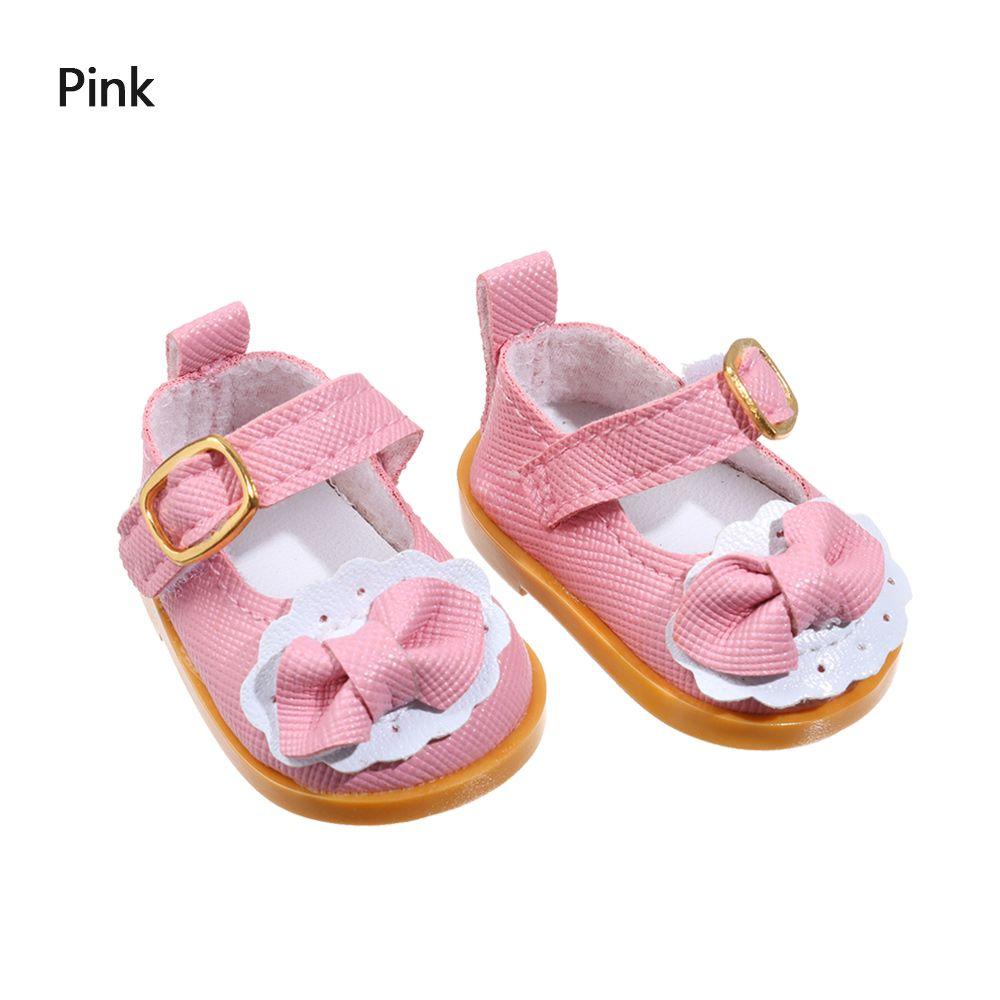Gifts Girl's Wears Toys Doll Accessories 14 Inches Doll Casual Shoes Doll Shoes Bow Leather